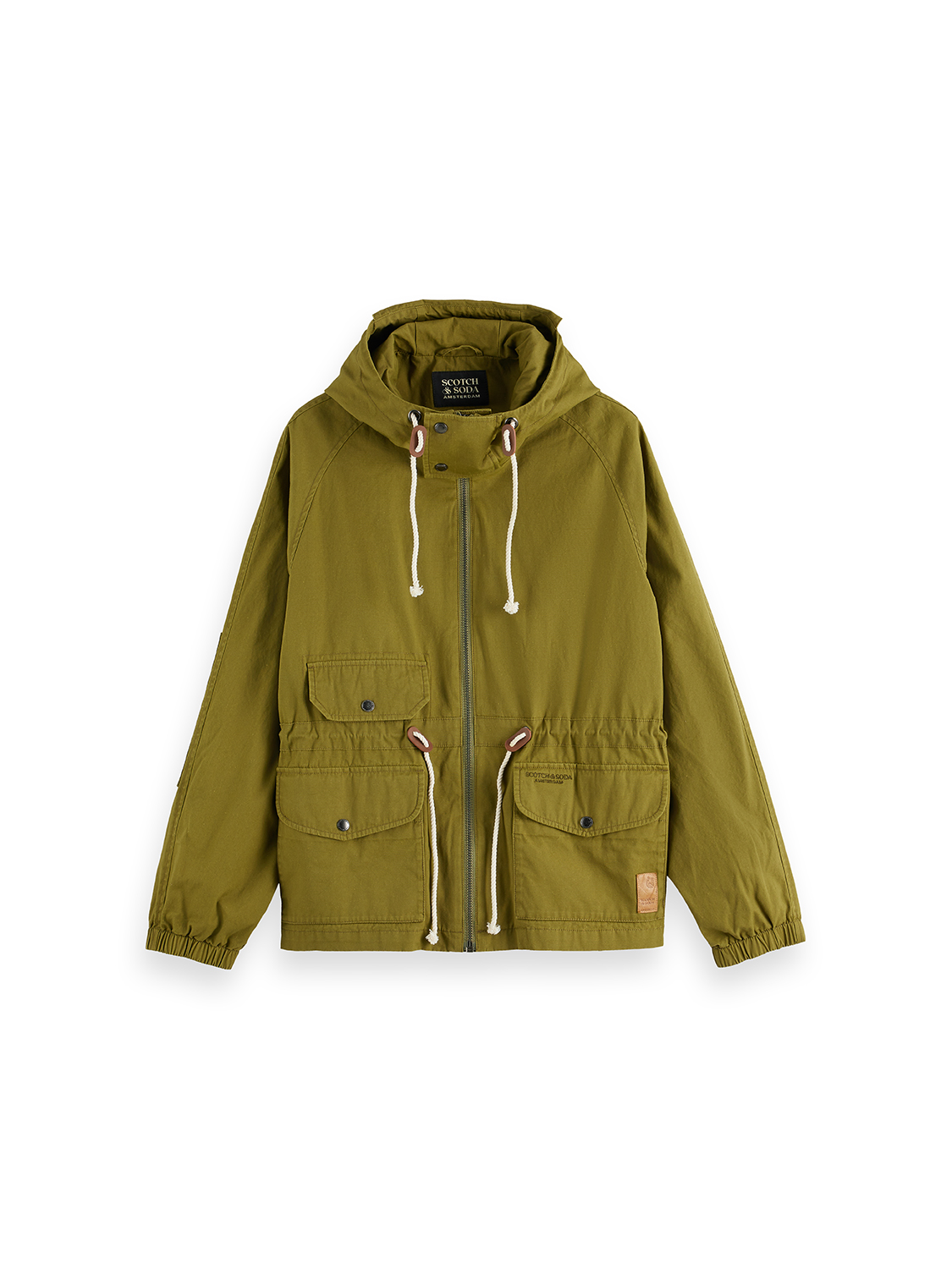 Scotch & Soda Men's Jacket-Green Moss - Image 5