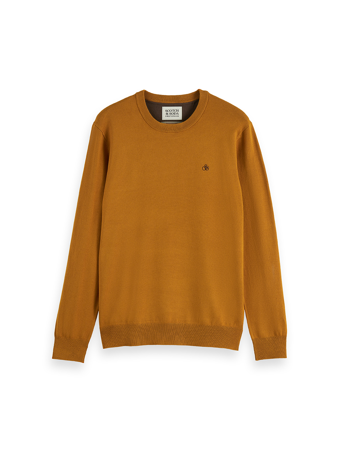 Scotch & Soda Male Ecovero Pullover-Cathay Spice - Image 5