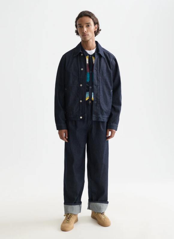 Scotch & Soda Male Trucker jacket - Blue Velvet - Image 2