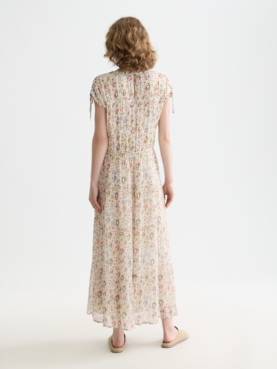 Scotch & Soda Female Midi Dress - Cosmic Sky Eggnog - Image 2