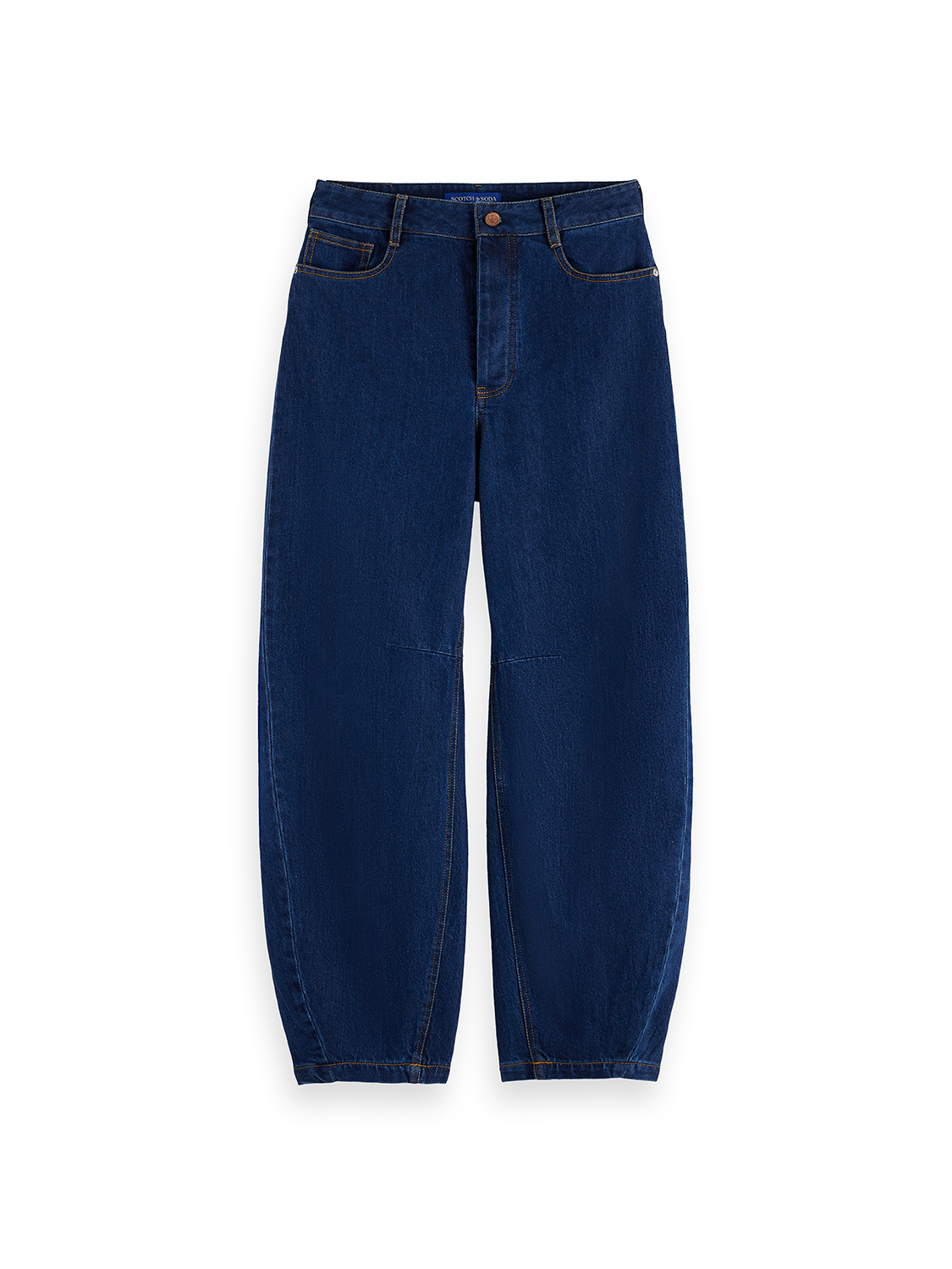 Scotch & Soda Womens The Loop high rise barrel jeans -Top Notch - Image 5