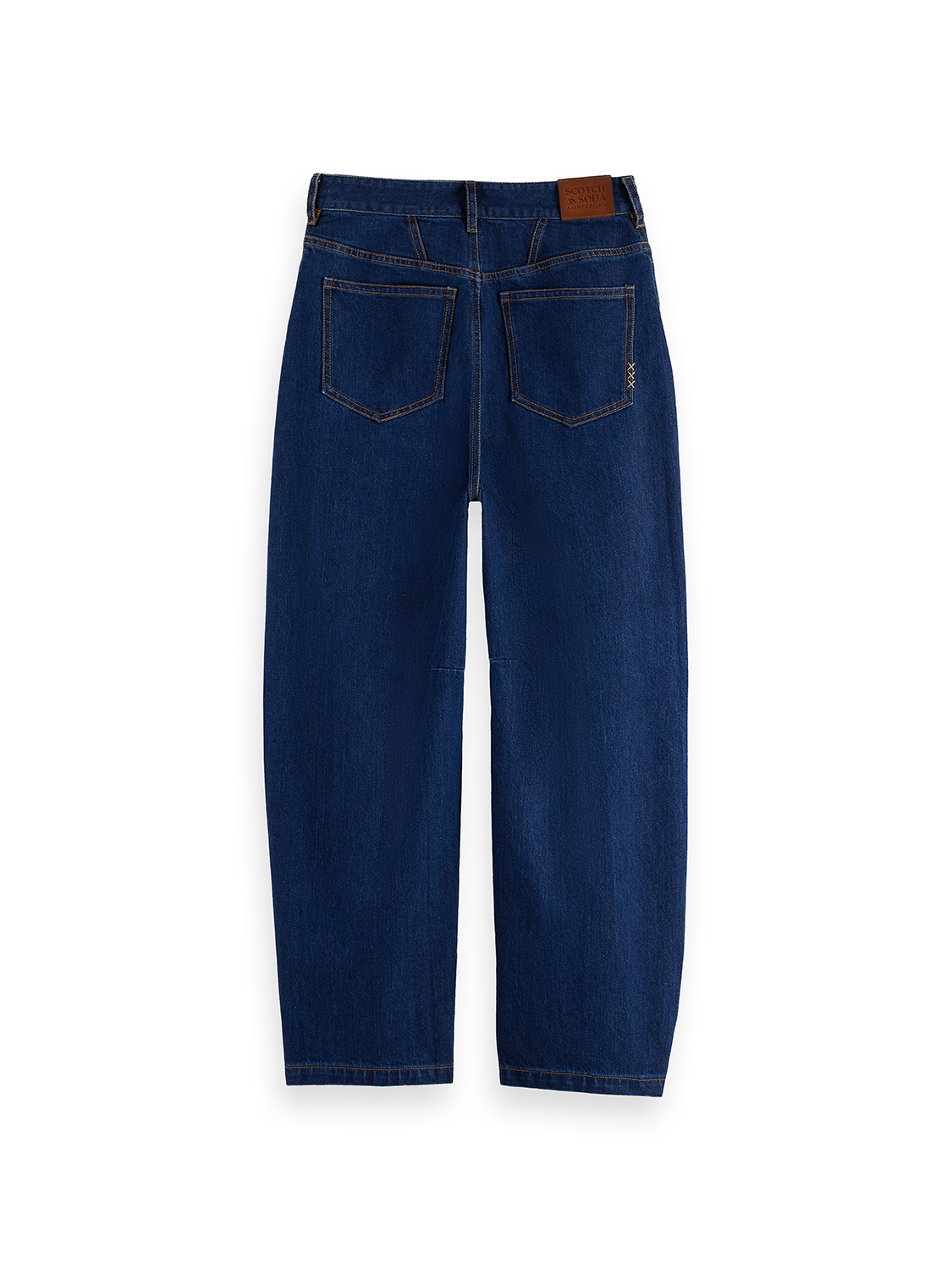 Scotch & Soda Womens The Loop high rise barrel jeans -Top Notch - Image 6