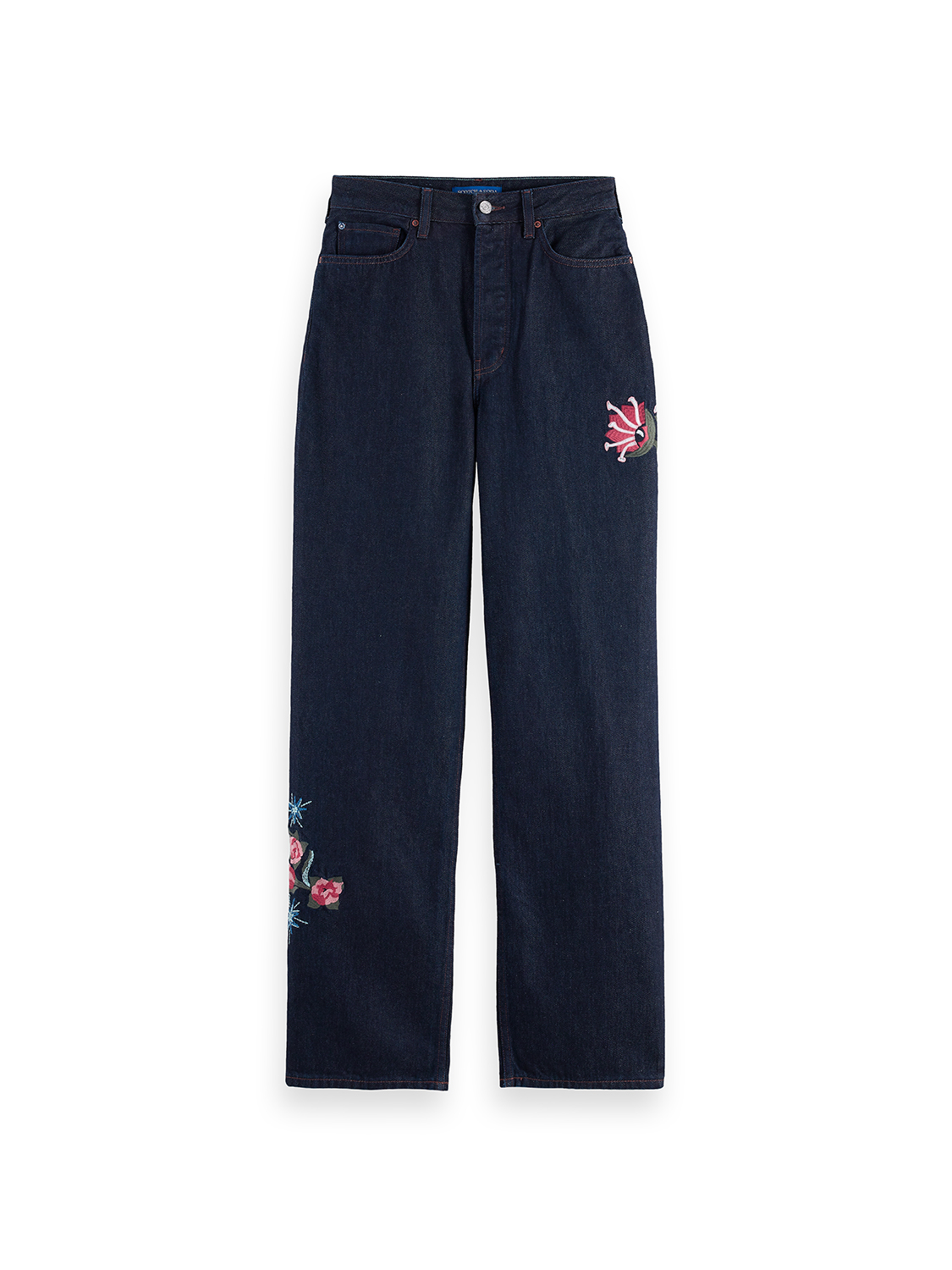 Scotch & Soda Womens The Ripple straight jeans Lucky Charm - Image 5