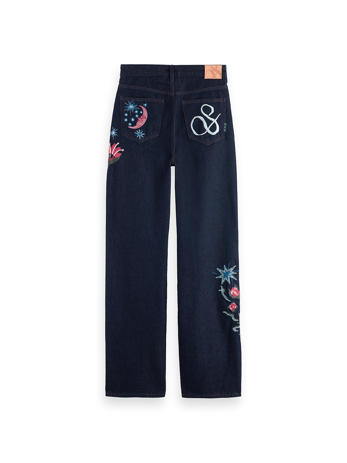 Scotch & Soda Womens The Ripple straight jeans Lucky Charm - Image 6