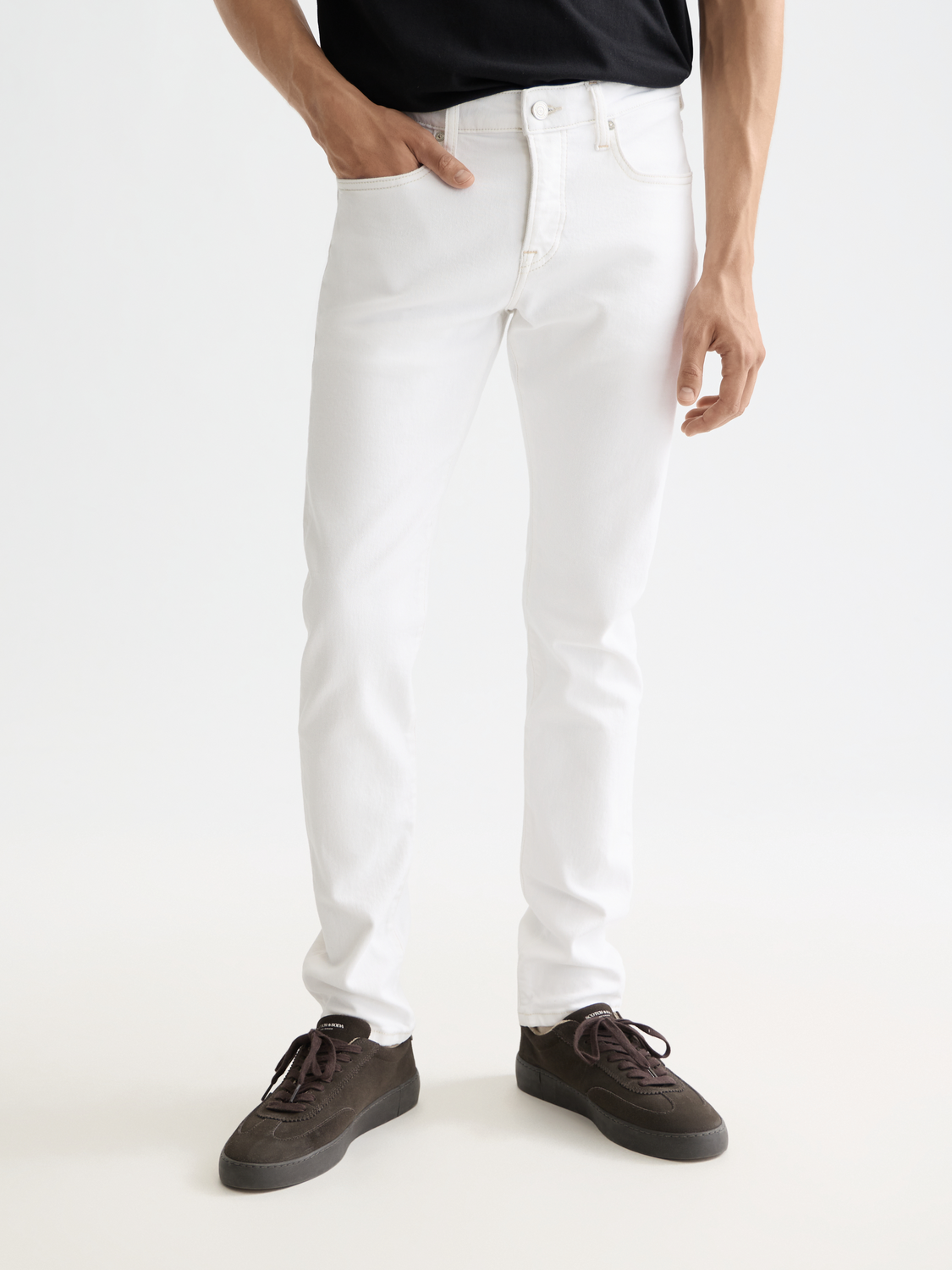 Scotch & Soda Male Ralston slim jeans - Cool White-L.32