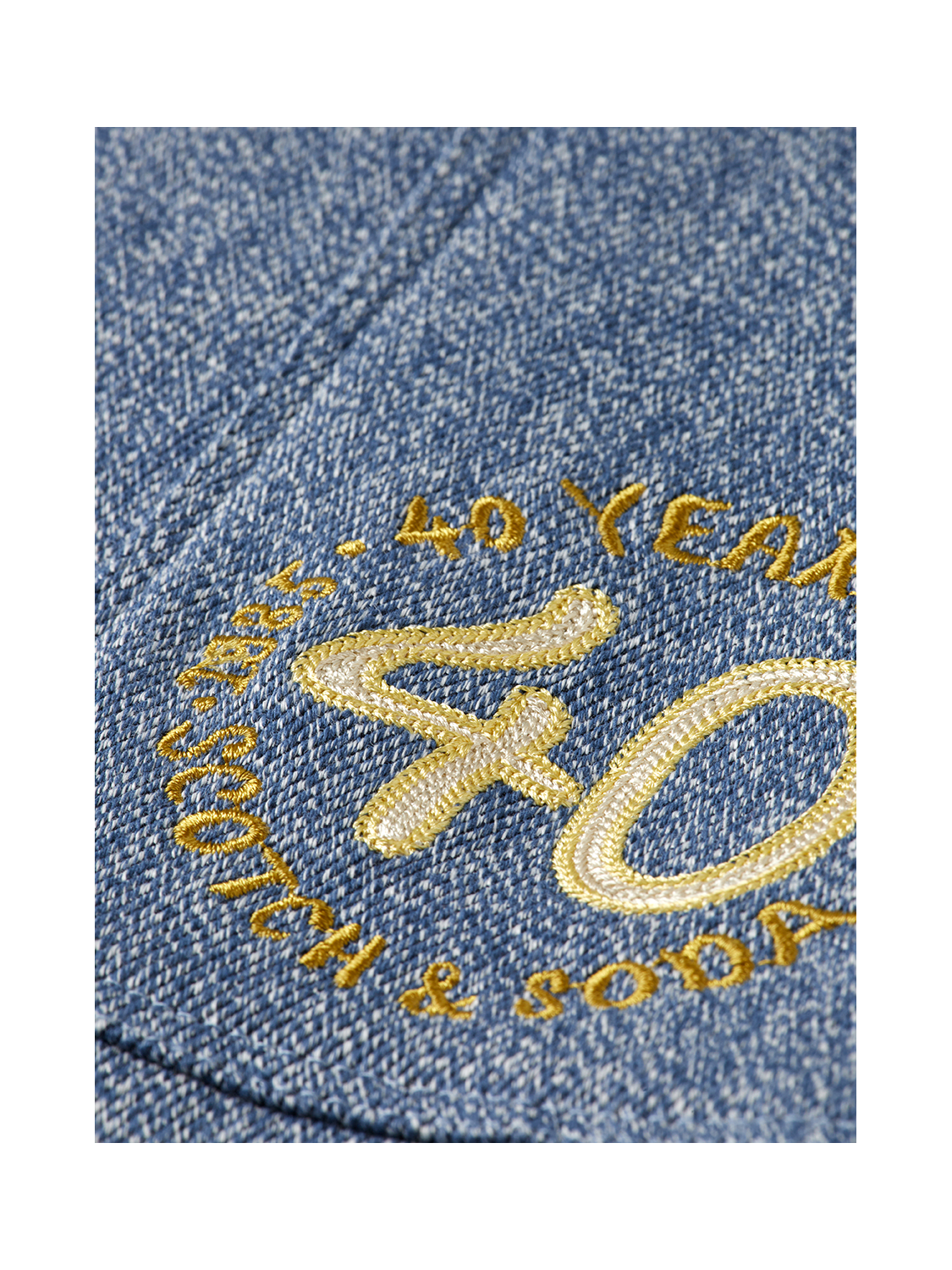 Scotch & Soda Male The 40th anniversary cargo pant-Ensign Blue Melange-L.32 - Image 5