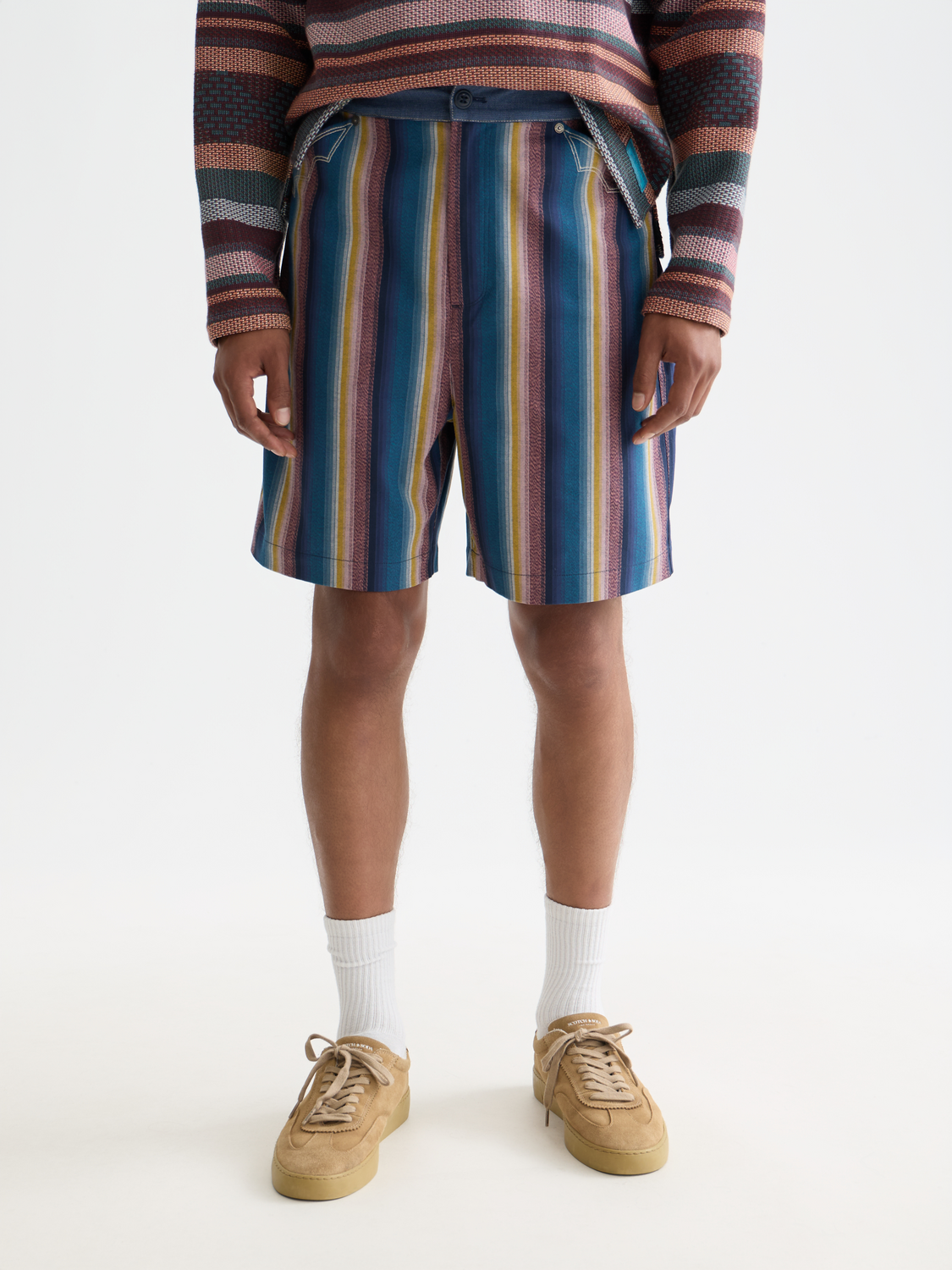 Scotch & Soda Male Western bermuda shorts-El Cosmico Stripe