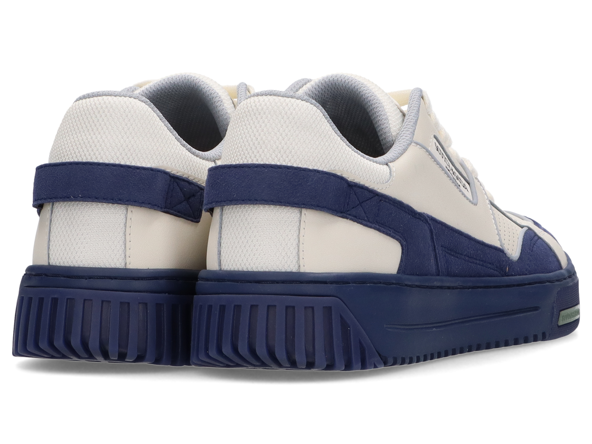 Scotch & Soda Male New Cup Sneakers-Blue/White - Image 2
