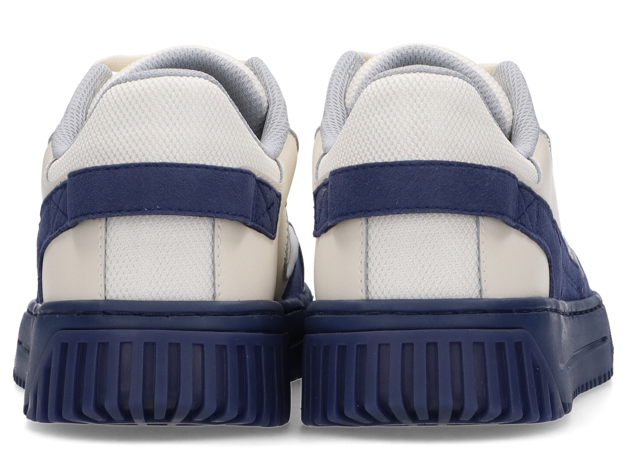 Scotch & Soda Male New Cup Sneakers-Blue/White - Image 3