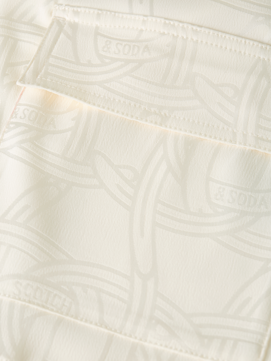 Scotch & Soda Female Utility shirt-Eggnog - Image 5