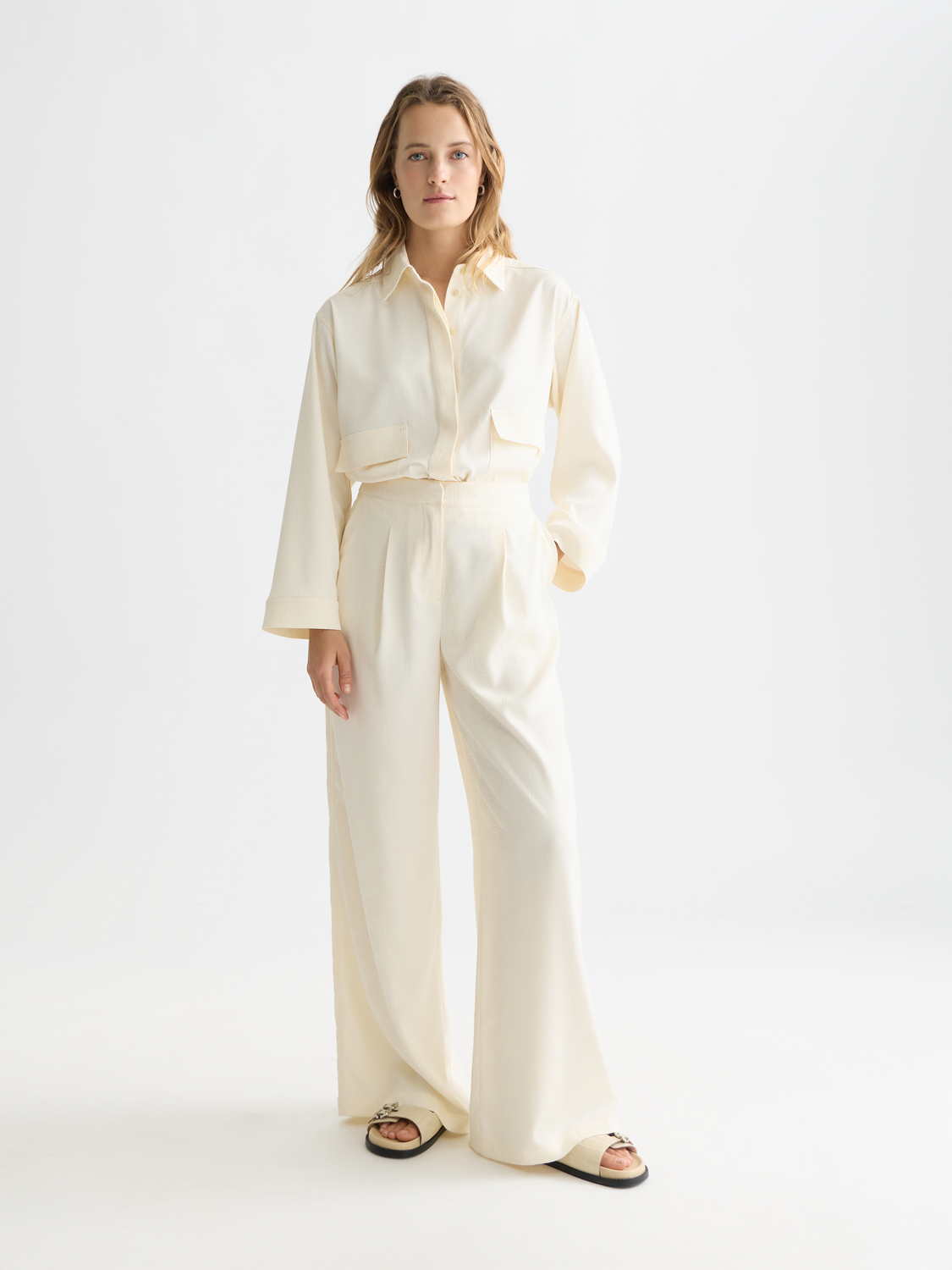 Scotch & Soda Female Eleni pants-Eggnog-L.322 - Image 3