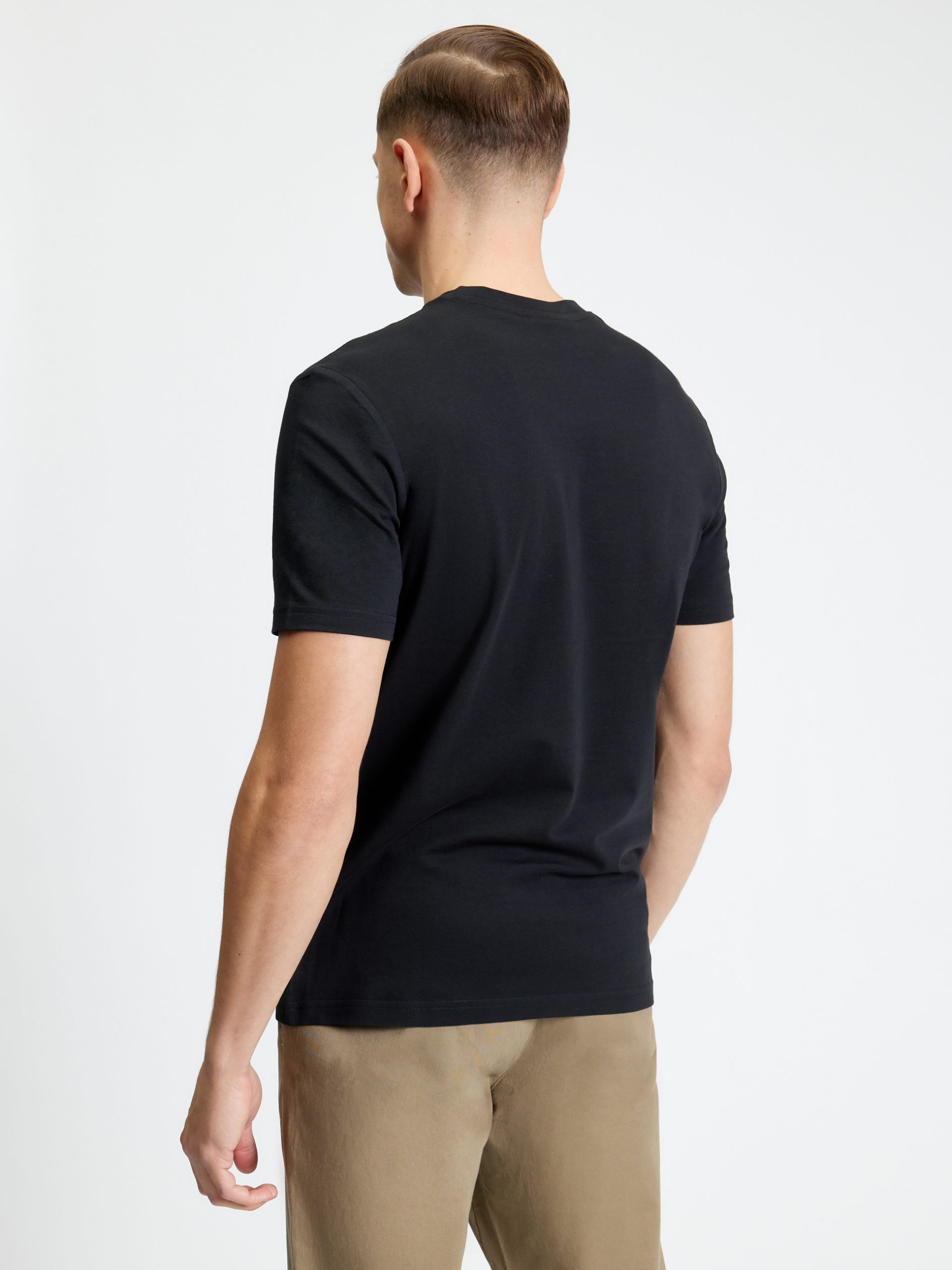 Ben Sherman Male Short Sleeve Signature Tee-Black - Image 2